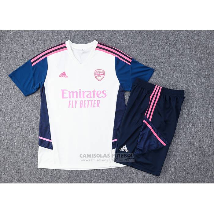 Fato de Treino Arsenal Manga Curta 2022-2023 Verde - Calcas Curta